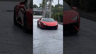 Just in  Huracan Tecnica in Arancio Xanto LamboPalmBeach [upl. by Huston]