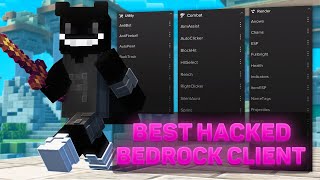 Best 12144 Minecraft Bedrock Hacked Client  Undisputed Client Showcase [upl. by Pia]