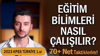 Eğitim Bilimlerinde 43 Netten 725 Nete Nasıl Çıktım Hoca ve Kaynak Önerisi Stratejilerim [upl. by Anaj]