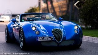 Stunning Blue Wiesmann GT MF5  DMC 430 Scuderia amp Gallardo Sound  1080p HD [upl. by Spielman]