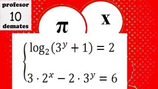 sistemas de ecuaciones logaritmicas y exponenciales [upl. by Tserrof154]