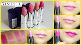 NEW Rimmel Moisture Renew Lipsticks Review Swatches amp Controversy [upl. by Aelak]