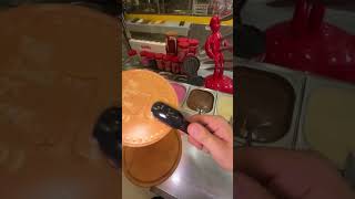 Chessey Waffle coin 🥵  How to make waffle waffle food shortsviral shorts [upl. by Aynad]