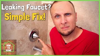 How To Fix A Leaking or Dripping Shower Head or Bathtub Faucet [upl. by Adamski309]