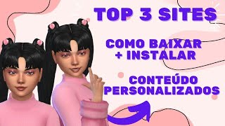 COMO BAIXAR CONTEÚDO PERSONALIZADO  The sims 4  2023 [upl. by Renrag]