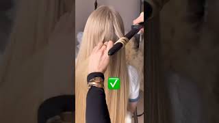 correct method to do wave style with hair flat iron worldnewhair curlyhairturorial fyp [upl. by Nwahsad404]