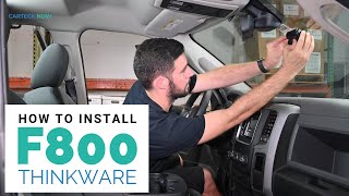 How to Install Thinkware F800PRO Premium HD Dash Camera [upl. by Merrie]