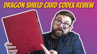 Dragon Shield 9Pocket Card Codex  TCG Accessory Reviews [upl. by Lonni]