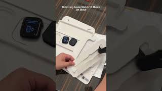 Unboxing Apple Watch 10 46mm Jet Black [upl. by Oika]