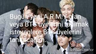 BTS üyeleri tanıtımı [upl. by Trovillion482]