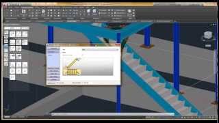 Get the Skinny On Autodesk Advance Steel Creating Stairs and Railings [upl. by Nevarc]