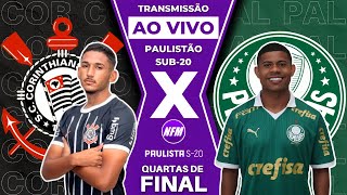 CORINTHIANS X PALMEIRAS AO VIVO  QUARTAS DE FINAL SUB20  COM IMAGENS DO ESTÚDIO PALMEIRAS SUB20 [upl. by Seugirdor]