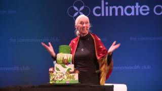 Jane Goodall Channels Her Inner Chimpanzee [upl. by Aisset]