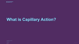 What is Capillary Action [upl. by Corinna]