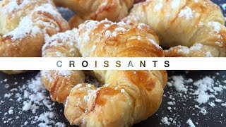 Cómo hacer Croissants de hojaldre con mantequilla [upl. by Bradski]