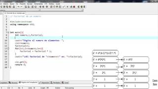 Programación en C y C Factorial y Suma de Factoriales [upl. by Alaekim]