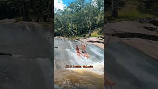 Cachoeira é diversão garantida em Pindamonhangaba [upl. by Beckerman]