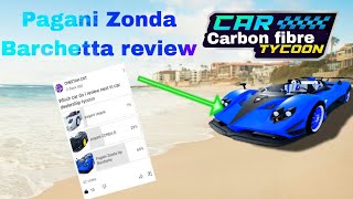 Pagani Barchetta review in Roblox car dealership tycoon [upl. by Artened]