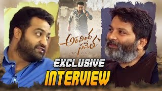 Jr NTR and Trivikram Exclusive Interview About Aravinda Sametha Movie  Aravinda Sametha Latest News [upl. by Amaryllis]