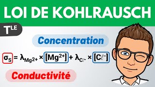 LOI DE KOHLRAUSCH ✅ Conductivité  Terminale spé  Chimie [upl. by Atnod899]