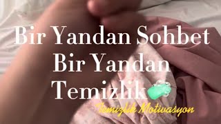 YATAK ODASI TEMİZLİĞİ🧼 MÜGE ANLI’LI SOHBET💅🏻 temizlikvlog temizlik temizlikvideoları [upl. by Norabel]