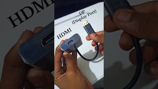 DP to HDMI Converter shorts hdmi displayport converters unboxing cable [upl. by Saffian927]