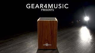 Cajon by Gear4music Sapele  Gear4music demo [upl. by Arabella]