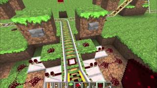 Minecraft 3 Way Rail Junction v2 [upl. by Vivian]