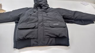 Canada goose down jacket Chilliwack Bomber close look perfect craft [upl. by Manas]