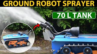 Ground Robot Sprayer  Best Agriculture Sprayer  Pesticide Spraying Machine 70 Liter [upl. by Nittirb]