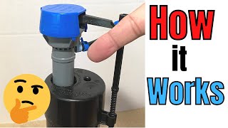 How Toilet Fill Valves Work [upl. by Truscott]