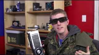 GeForce GTX Titan 3D Vision Gaming Review Linus Tech Tips [upl. by Lianne591]