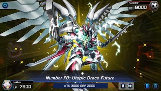 BLACKWINGS NEW COMBO IN PLATINUM RANK UTOPIC DRACO FUTURE  YuGiOh Master Duel [upl. by Repooc]