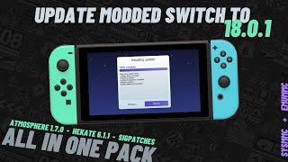 How to Update modded Nintendo Switch to 1801  Atmosphere 170 Hekate 611  BEST GUIDE [upl. by Volin]