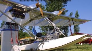 Electric Lazair Dale Kramers amphibious electric powered Lazair ultralight aircraft [upl. by Lartnom]