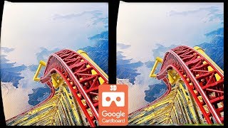 3D Roller Coasters S VR Videos 3D SBS Google Cardboard VR Experience VR Box Virtual Reality Video [upl. by Assisi38]