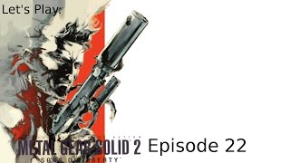 Solidus Snake Bridge Battle Ep 22 Lets Play Metal Gear Solid 2 [upl. by Ymma]