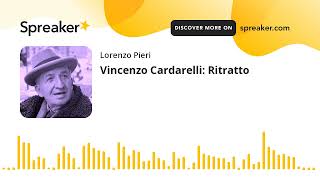 Vincenzo Cardarelli Ritratto [upl. by Pellet]