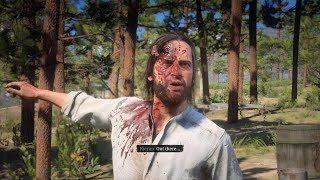 What if Arthur actually shot Kieran in this Cutscene I RDR2 [upl. by Orravan]