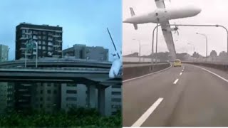 Vuelo 235 de Transasia airways Animación vs RealidadVídeo más visto [upl. by Imac]