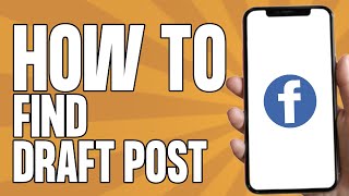 How to Find Draft Post on Facebook Easy 2024 [upl. by Ecerahc]