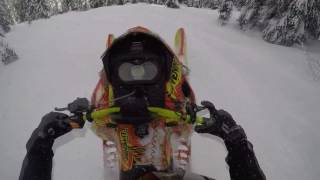 Revelstoke Snowmobiling quotThe Playgroundquot Skidoo Freeride [upl. by Dedrick]