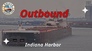 quotOutboundquot Indiana Harbor departed Duluth 12082023 [upl. by Yerahcaz]