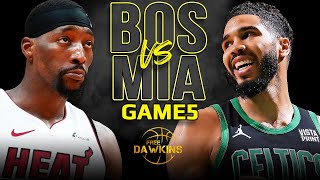 Boston Celtics vs Miami Heat Game 5 Full Highlights  2024 ECR1  FreeDawkins [upl. by Winnifred38]