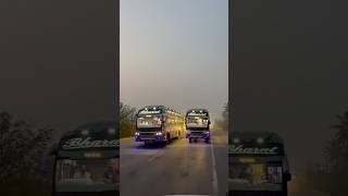 New bs6 sleeper luxury bus  bharat express  shorts 4k tranding travel [upl. by Ainatnas]