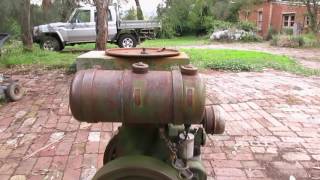 Wolseley WLB 8 5HP stationary engine [upl. by Bein]