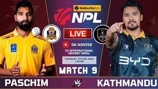 SUDURPASCHIM ROYALS VS KATHMANDU GURKHAS 9TH MATCH NPL 2024 LIVE COMMENATARY  NEPAL PREMIER LEAGUE [upl. by Chastain]