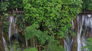 Kuang Si Waterfall  Luang Prabang Laos [upl. by Eesdnyl200]