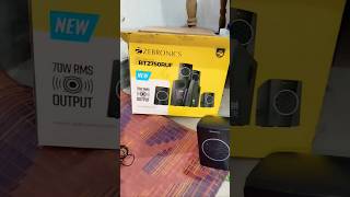 Home Theatre Unboxing ZEBRONICS BT2750RUF 70W OUTPUT BEST QUALITY SOUND zebronicsbestsoundshorts [upl. by Fleisher]