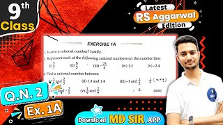 Rs Aggarwal Class 9 Chapter 1  Exercise 1A Question number 2  Number System  Md Sir Class 9 [upl. by Terr]